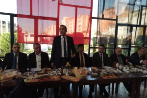 CHP Nazilli İlçe Örgütü, gazetecileri kahvaltıda ağırladı