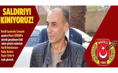 “Gazeteciye yönelik saldırıyı kınıyoruz”