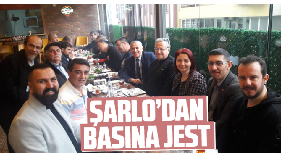 Şarlo’dan basına jest